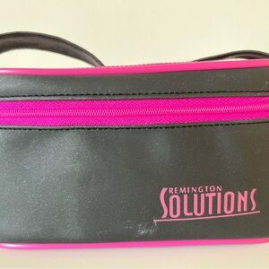 Remington Solutions Compact Hair Roller Travel Case - Black/Pink